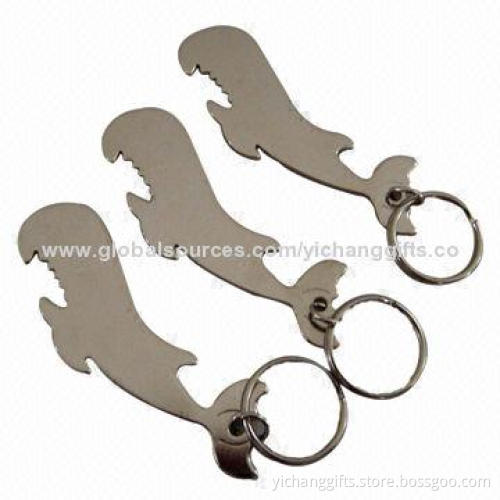 Stainless Steel Bottle Opener, Could Print Custom Logo, Suitable for Promotion Gift or Souvenir